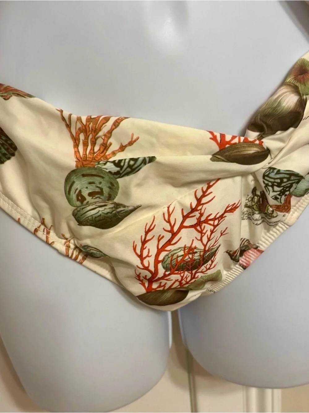 Antonio Melani Seashell Tankini with Bikini Top M